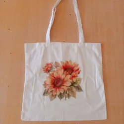 Bolso de lienzo Girasoles
