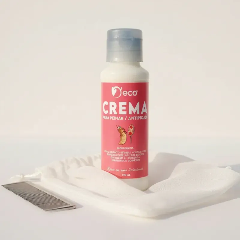 Crema de peinar antipiojos