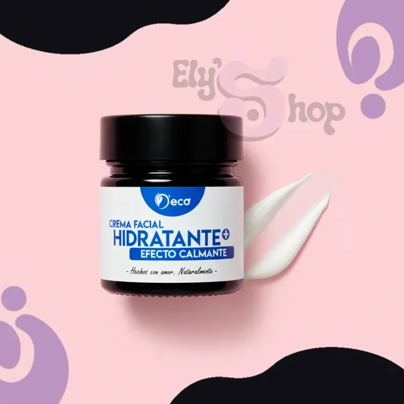 Crema facial hidratante con efecto calmante