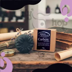 Jabón de carbón activado 70gr