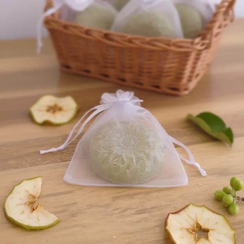 Jabón de manzana en base de glicerina