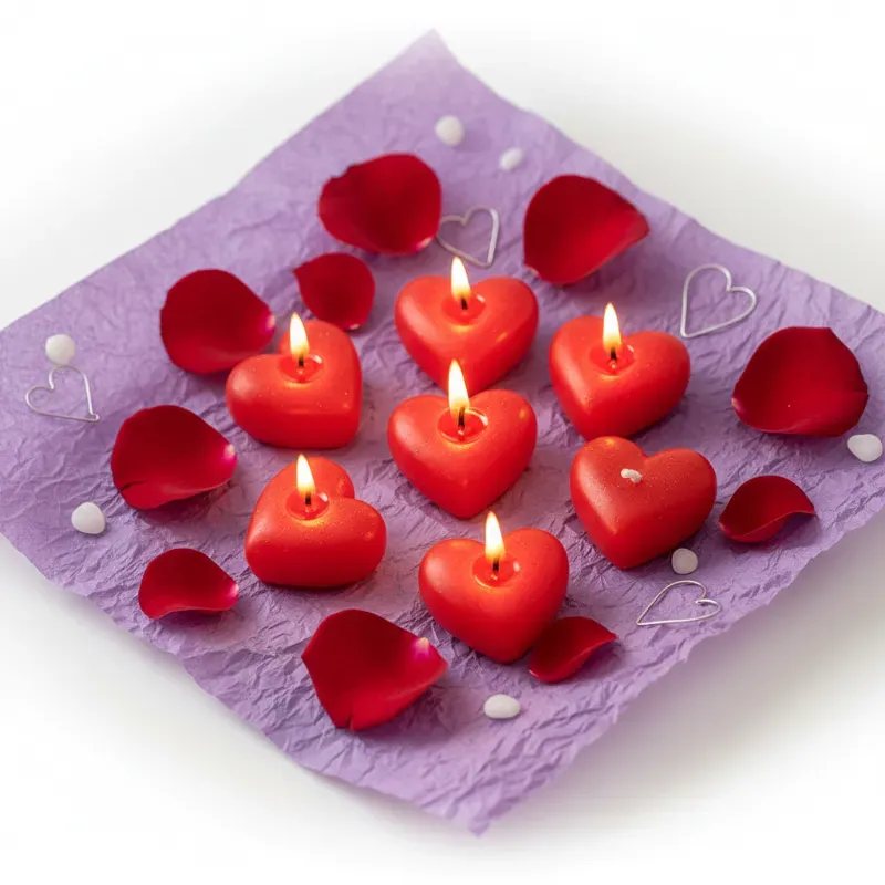 Mini corazón rojo