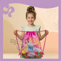 Mochila de Cordones Princesas