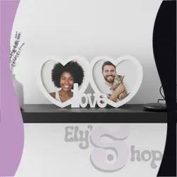 Portaretratos de MDF "LOVE"