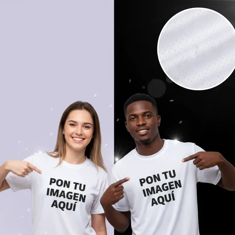 Pullover blanco para adulto (dry-fit)