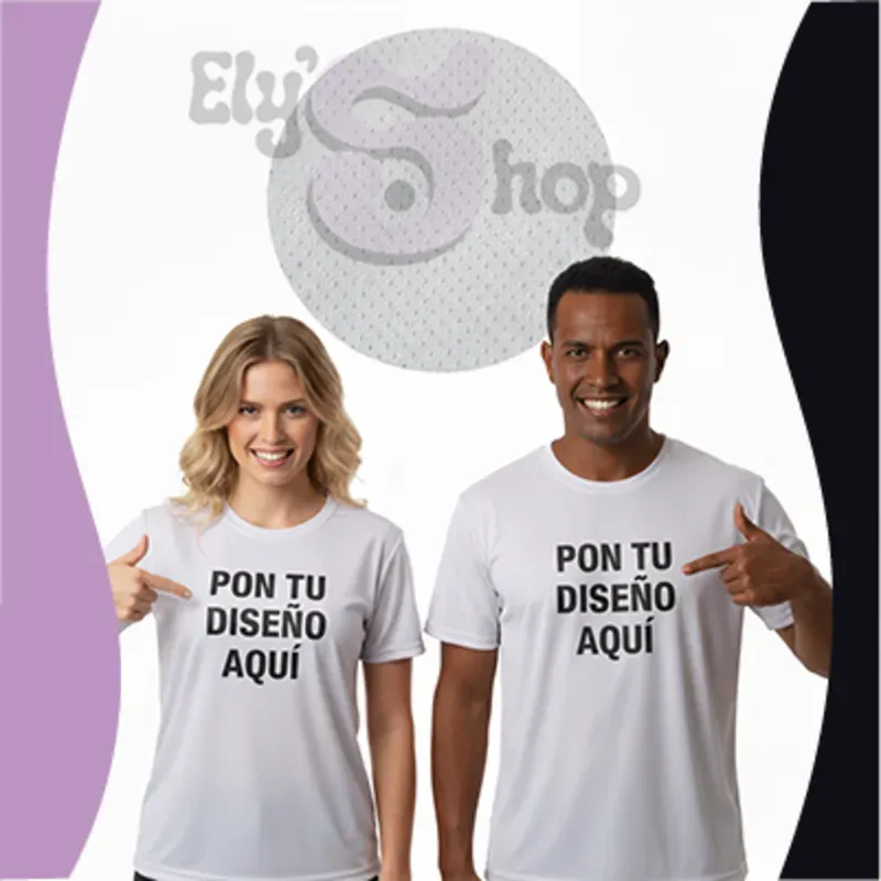 Pullover blanco para adulto (poliéster dry-fit)