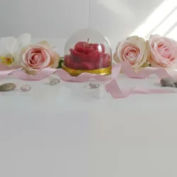Rosa aromática en esfera