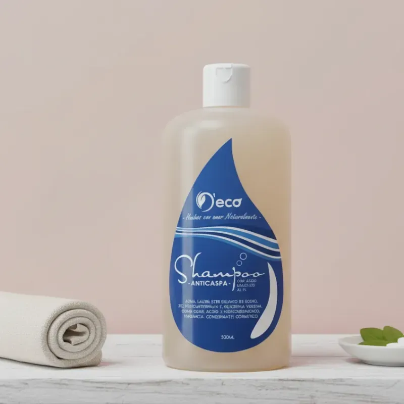 Shampoo de ácido salicílico anticaspa y anticaída 