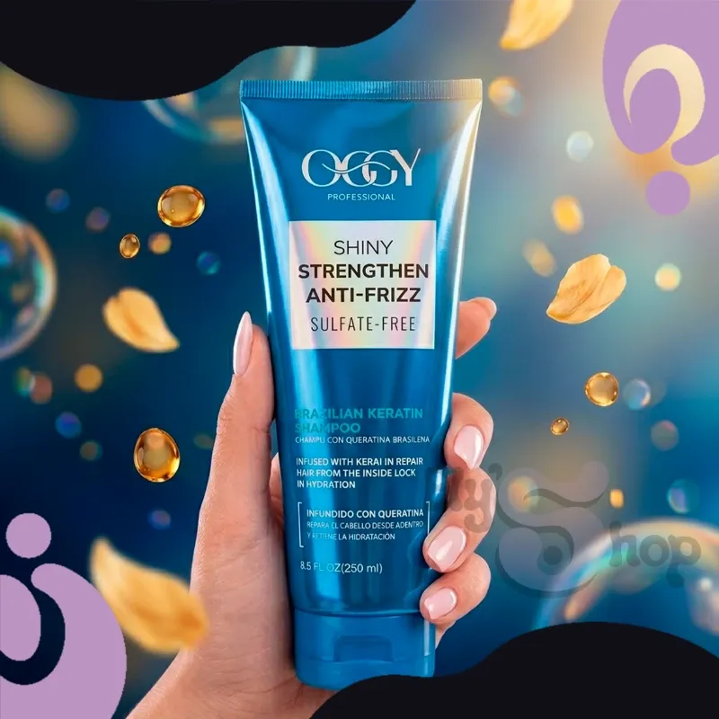 Shampoo Oggy de keratina brasileña 250ml