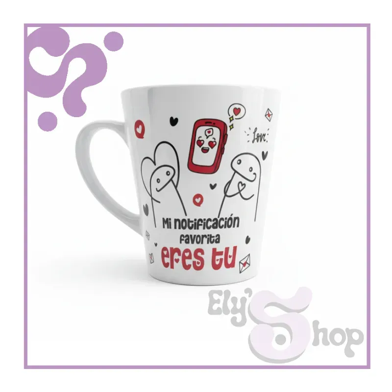 Taza Mi notificación favorita eres tú 