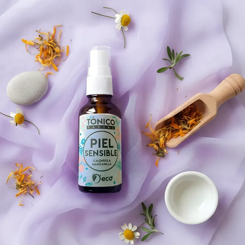 Tónico facial para pieles sensibles