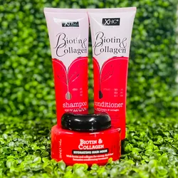 Juego de Shampoo, Acondicionador y Mascarilla Capilar XHC