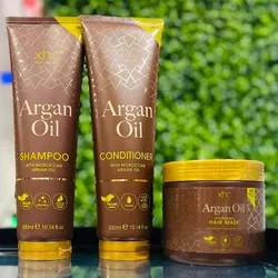 Juego de Shampoo, Acondicionador y Mascarilla XHC Argan Oil