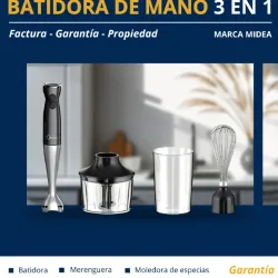 Batidora de mano 3 en 1 FAD05