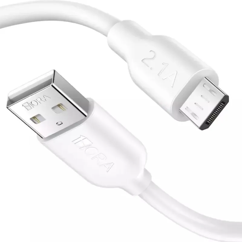 Cable USB -V8 1HORA de 2,1 A y 1 m