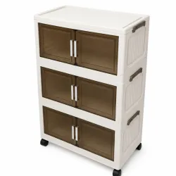 Caja de almacenamiento plegable de 3 capas