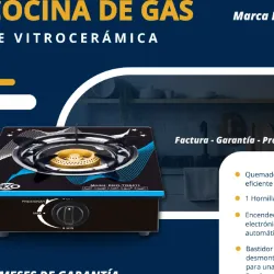 Cocina De Gas De Vitrocerámica 1 Hornilla