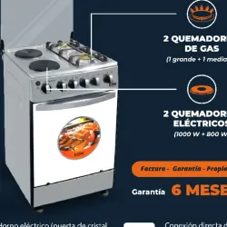 Cocina Hìbrida 20" Con Horno