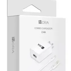 Combo cable v8 1m 2.4a 12w