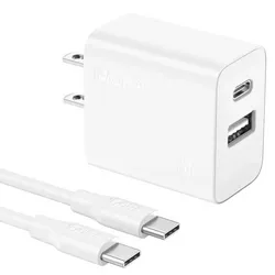 Combo cargador doble puerto 20w