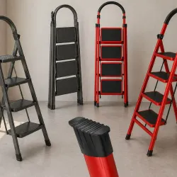 Escalera plegable de 4 escalones