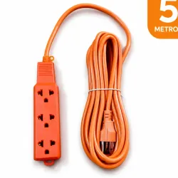 Extensión eléctrica naranja