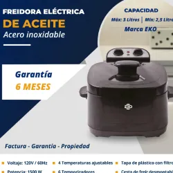 Freidora de aire eléctrica 2.5 L FAD05