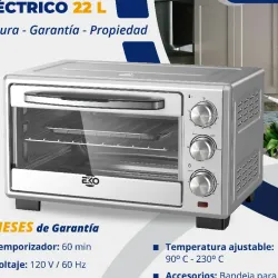 Horno Eléctrico 22 L