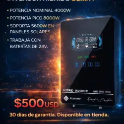 Inversor Híbrido SUMRY 4000W / 24V
