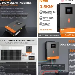 Inversor solar híbrido inteligente 3.6 kwh