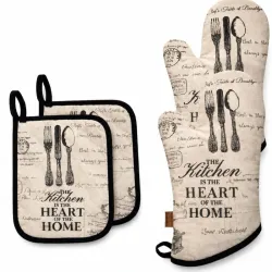 JUEGO DE GUANTES PARA HORNO