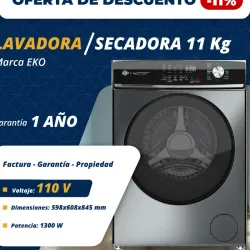 Lavadora/Secadora Marca EKO 11kg FAD