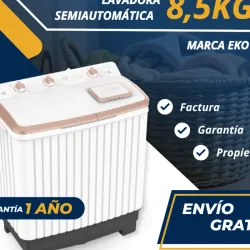 Lavadora Semiautomática 8.5Kg Marca EKO (FAD)