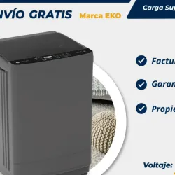 Marca EKO Lavadora Automática Carga Superior 9 Kg