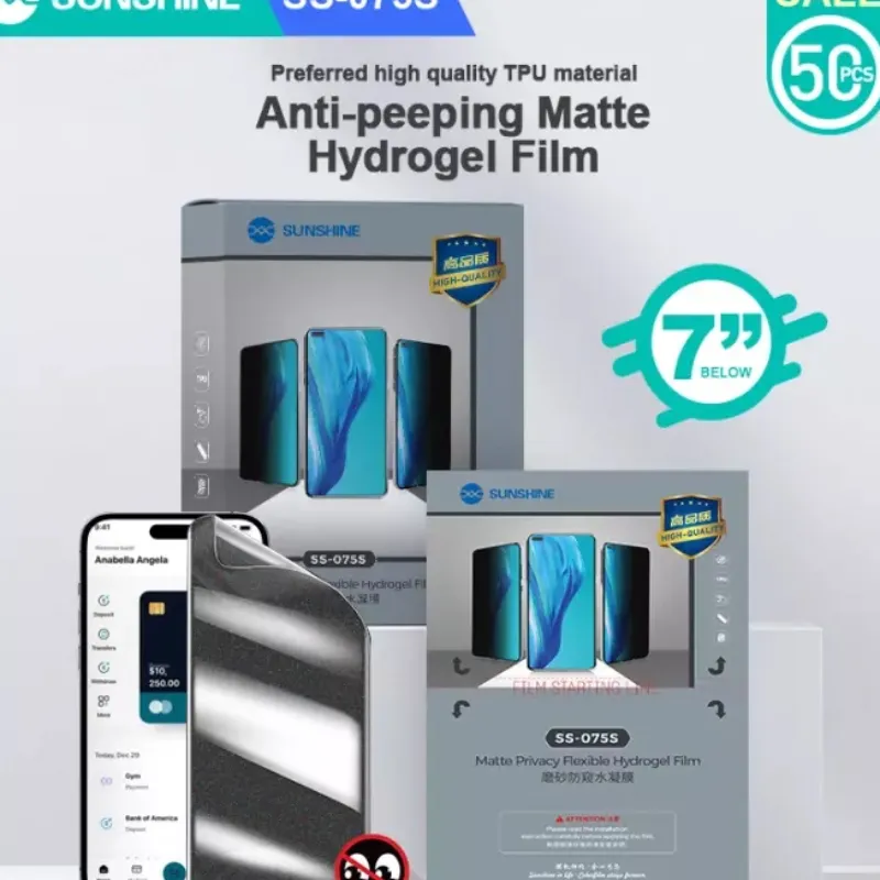 Mica de Hydrogel Antiespia