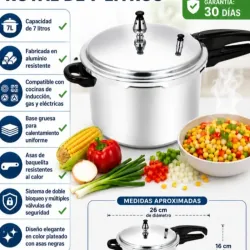OLLA DE PRESIÓN ROYAL DE 7 LITROS