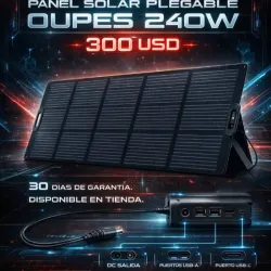 Panel Solar Plegable OUPES 240W