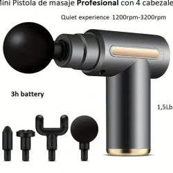 Pistola de masaje recargable