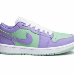 TENIS NIKE AIR JORDAN VIOLETA Y VERDE MENTA