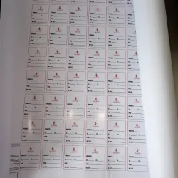 Metro Cuadrado de Etiquetas para productos 