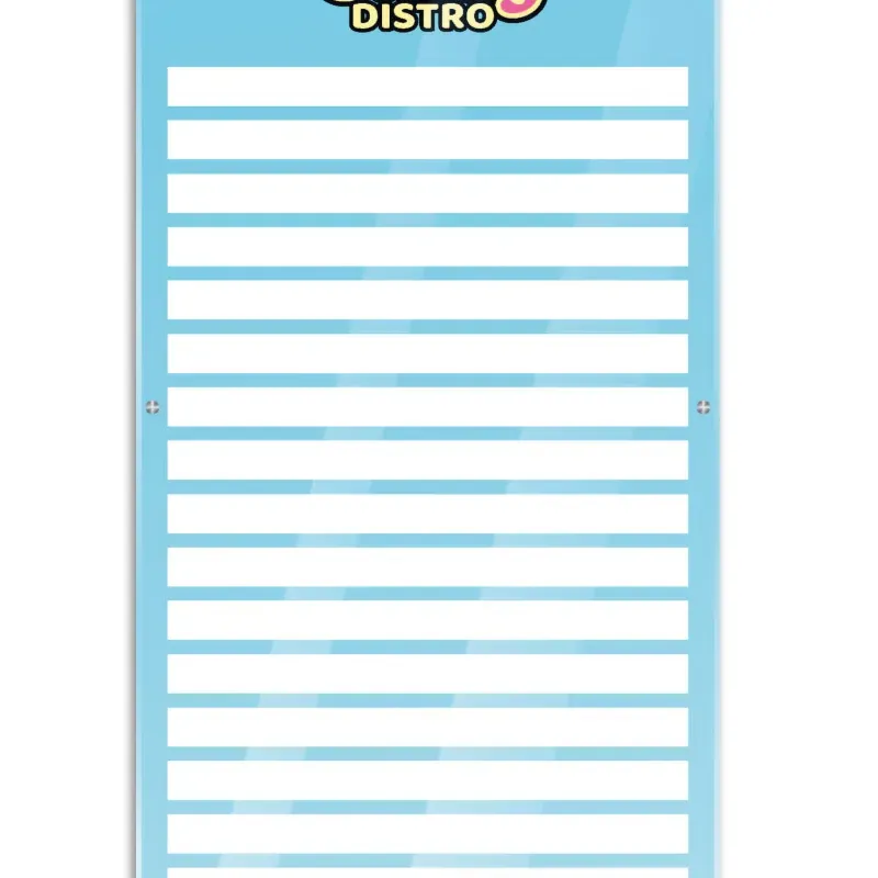 Pizarra de acrílico 3mm