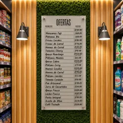 Pizarra de Acrílico Corporativa