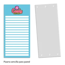  Pizarra sencilla para pared 