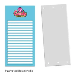 Pizarra tablillera sencilla 