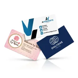 Tarjetas de Presentación Premium Cartulina Cromada