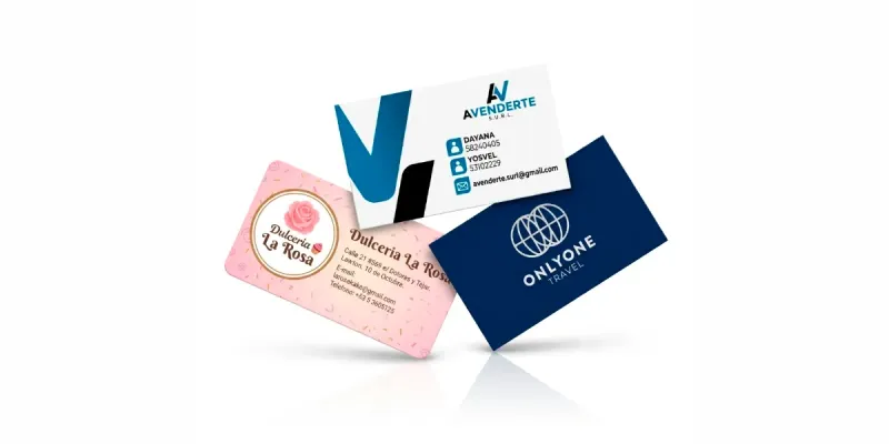 Tarjetas de Presentación Premium Cartulina Cromada