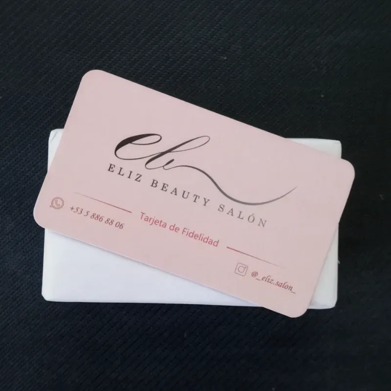 Tarjetas de Presentación Premium Cartulina Cromada