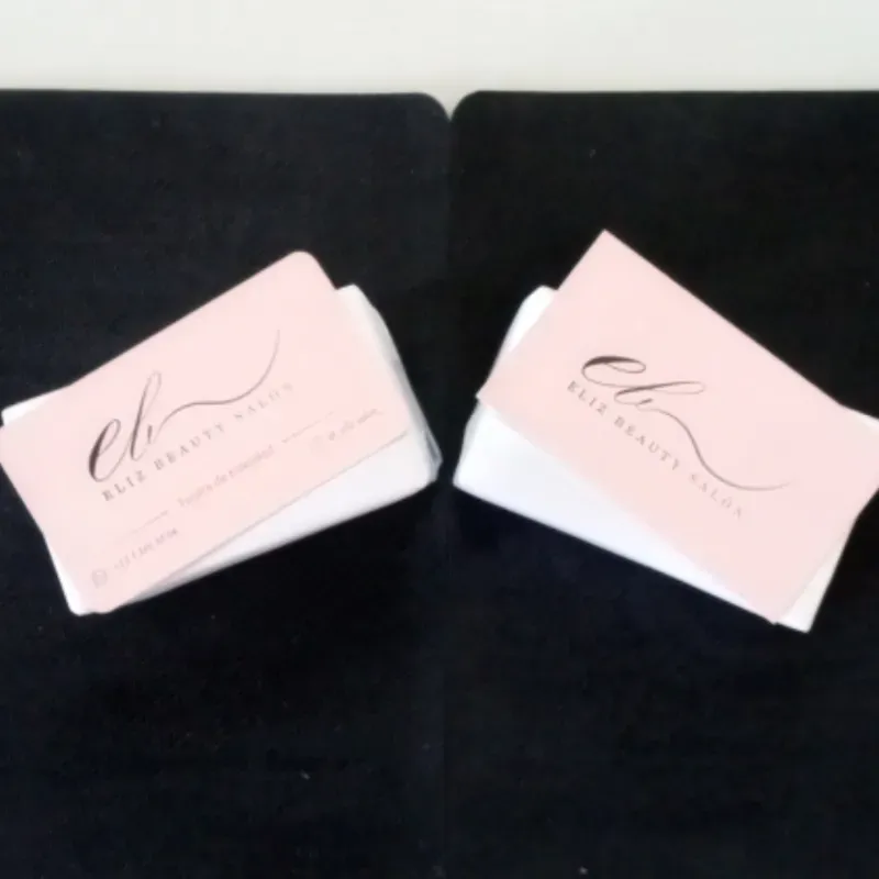 Tarjetas de Presentación Premium Cartulina Cromada 