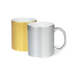 Tazas Plateadas 11 Oz