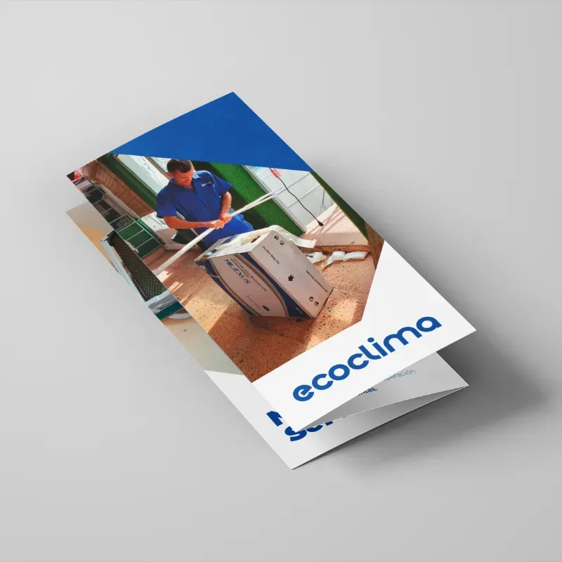 📄 Tríptico Premium en Papel Cromado